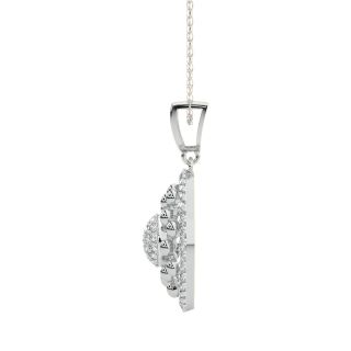 Ailani Round Diamond Office Wear Pendant